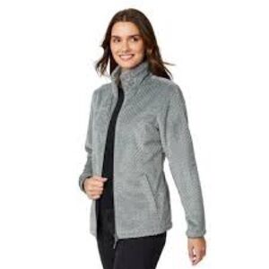Free Country Gray Zip Up Jacket